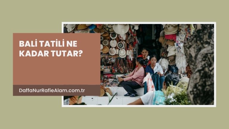 Bali tatili ne kadar tutar başlıklı kapak görseli, Bali'de geleneksel bir pazar