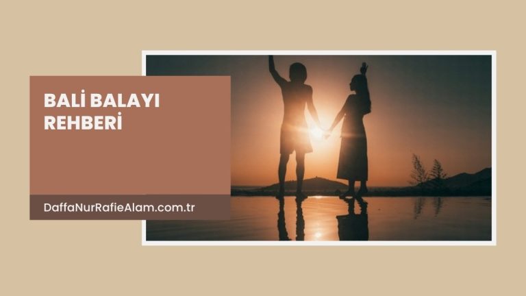 Bali balayı rehberi: gün batımında el ele bir çift