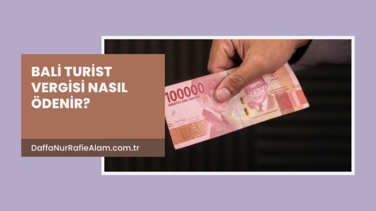 Bali turist vergisi: 100.000 rupiahlık banknot